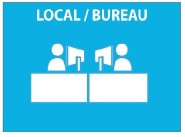 Bureau, local Aucamville